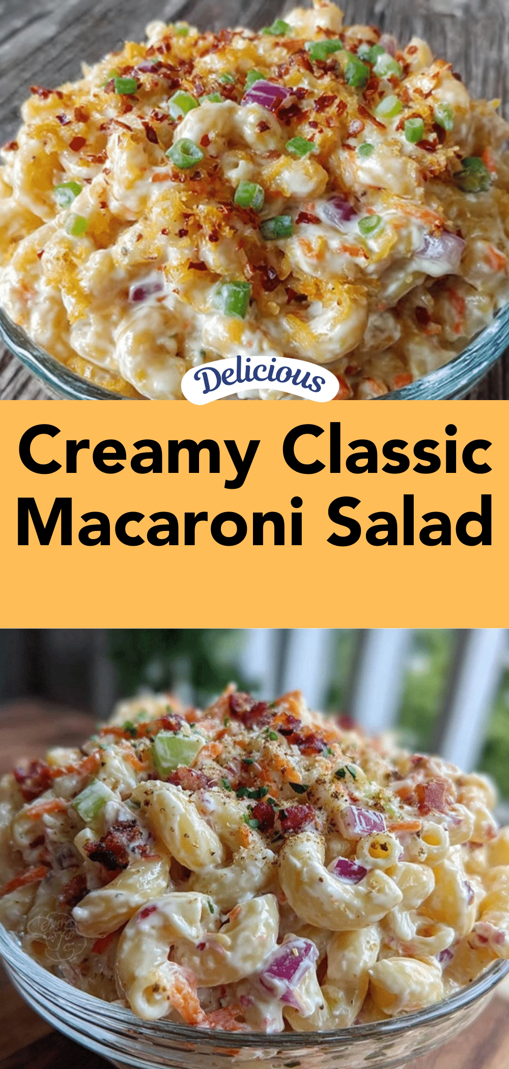 creamy classic macaroni salad recipe