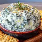 creamy cold spinach dip recipe - featured image