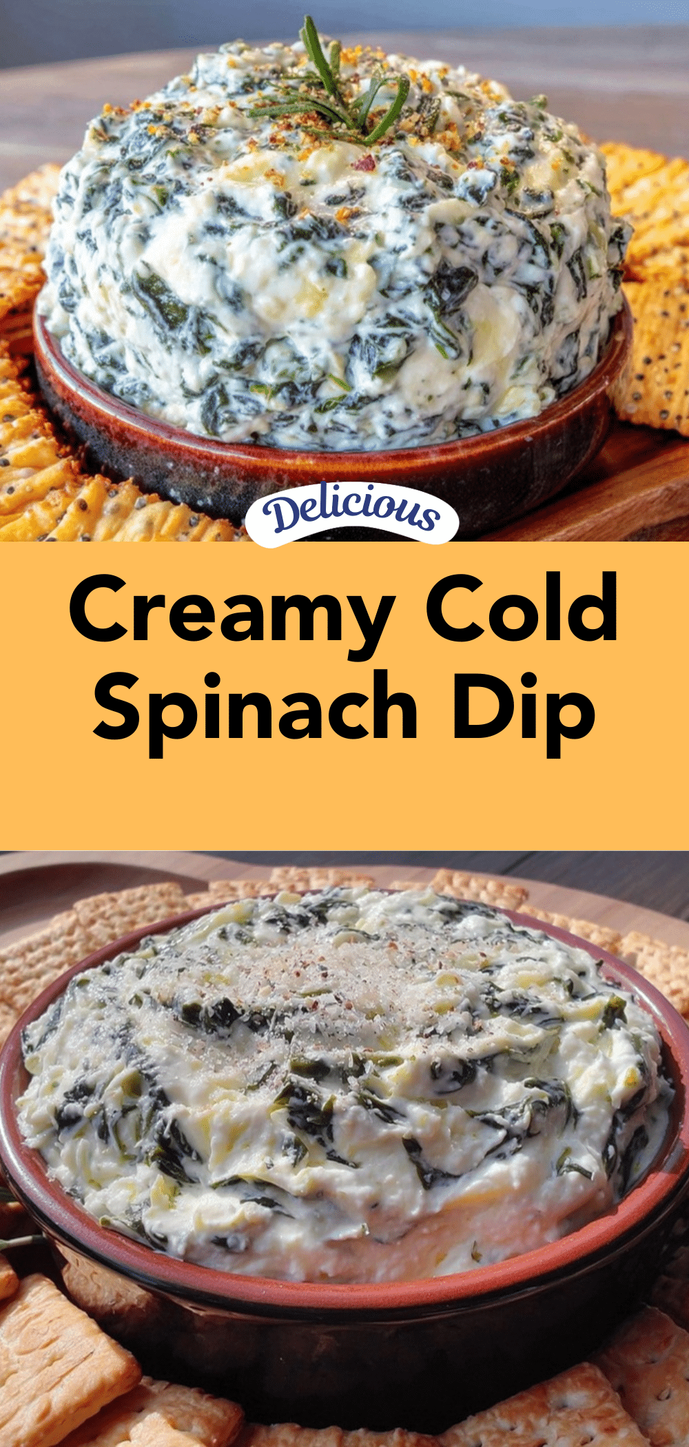 creamy cold spinach dip recipe recipe