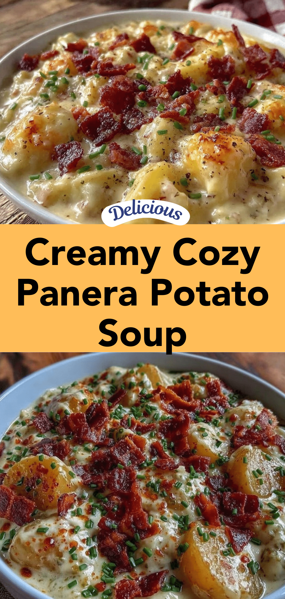 creamy cozy Panera potato soup recipe