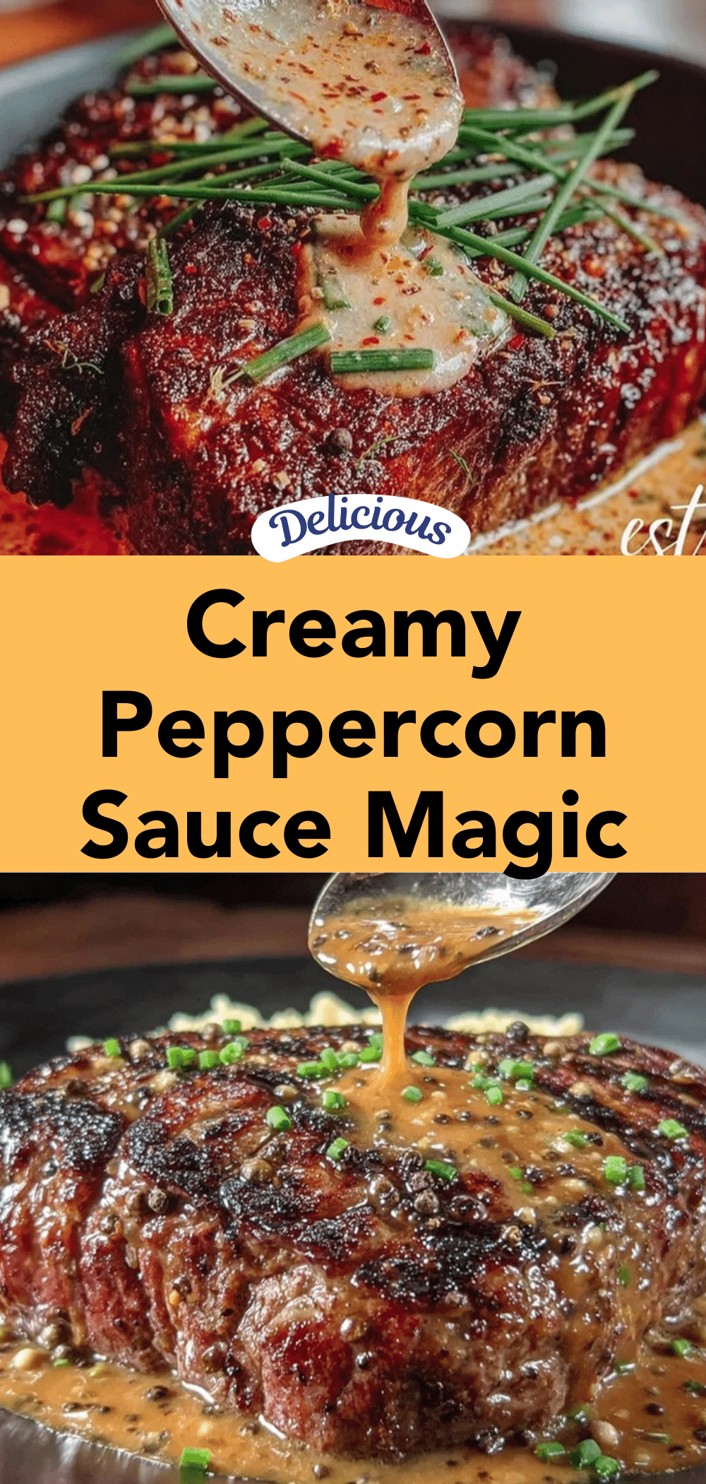 creamy peppercorn sauce for steak recipe