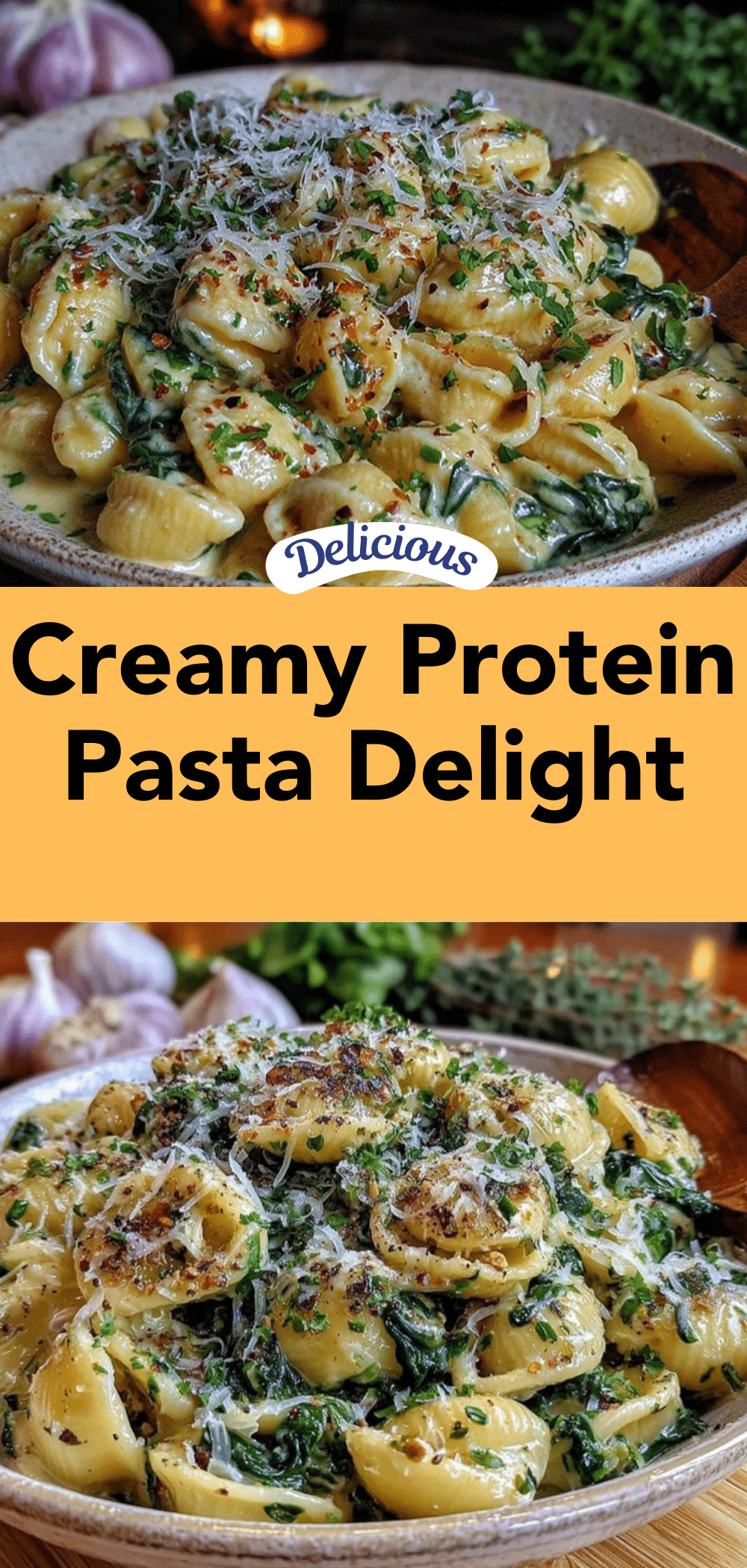 creamy protein pasta delight recipe