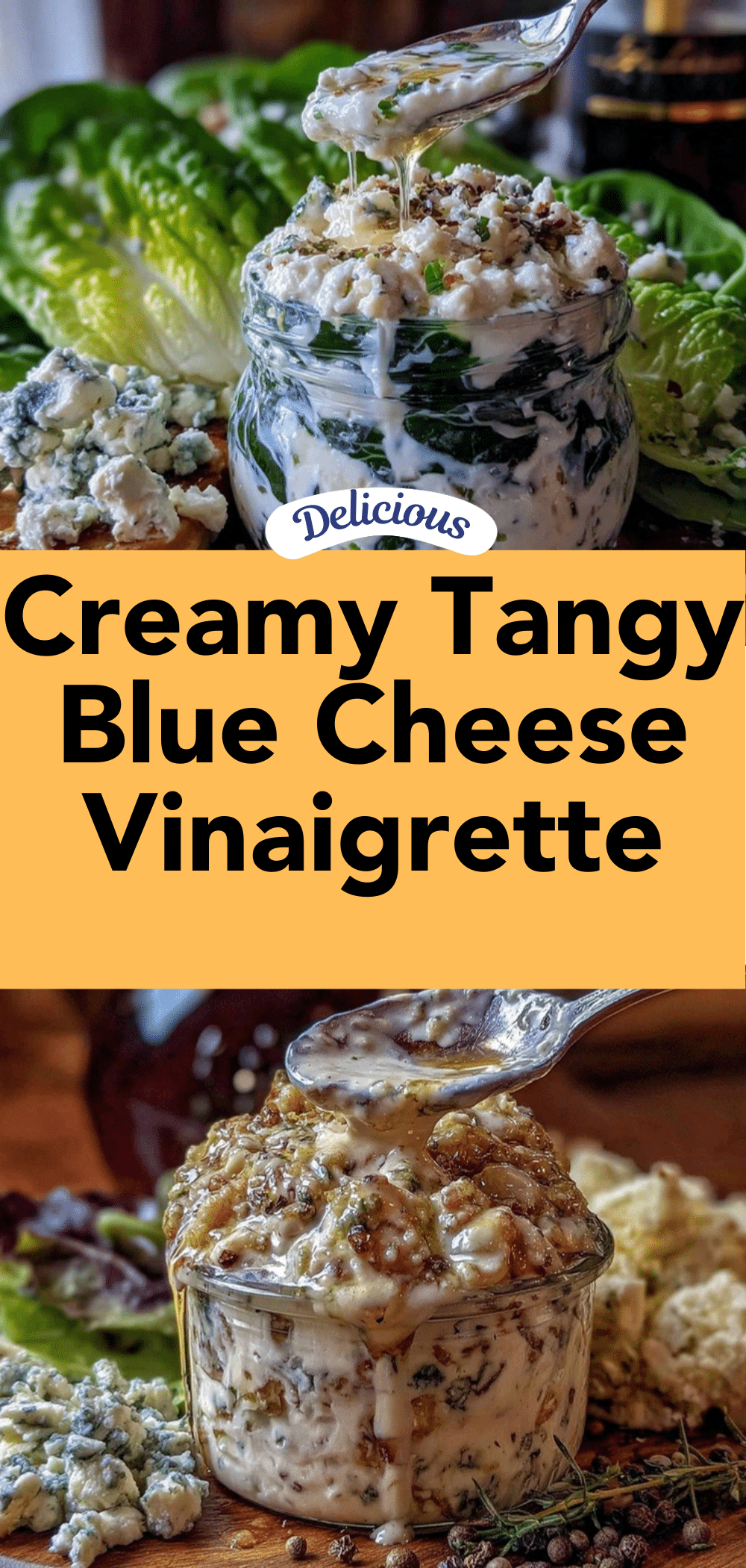 creamy tangy blue cheese vinaigrette recipe