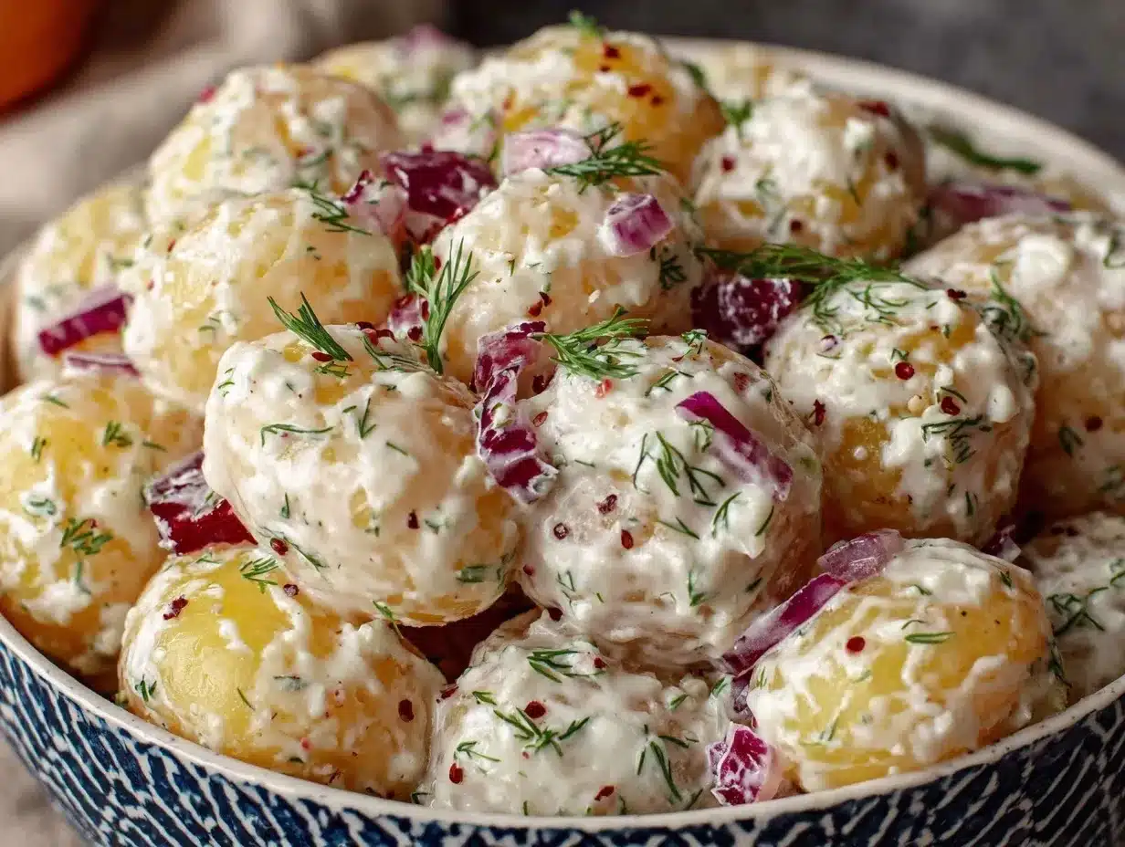 dill potato salad preparation steps