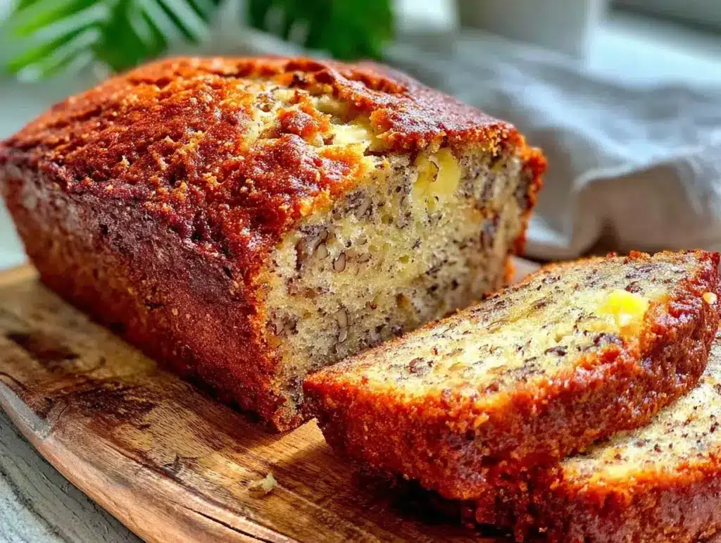easy air fryer banana bread recipe - featured image
