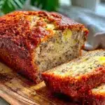 easy air fryer banana bread recipe - featured image