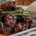 Easy Sticky Mongolian Beef - featured image