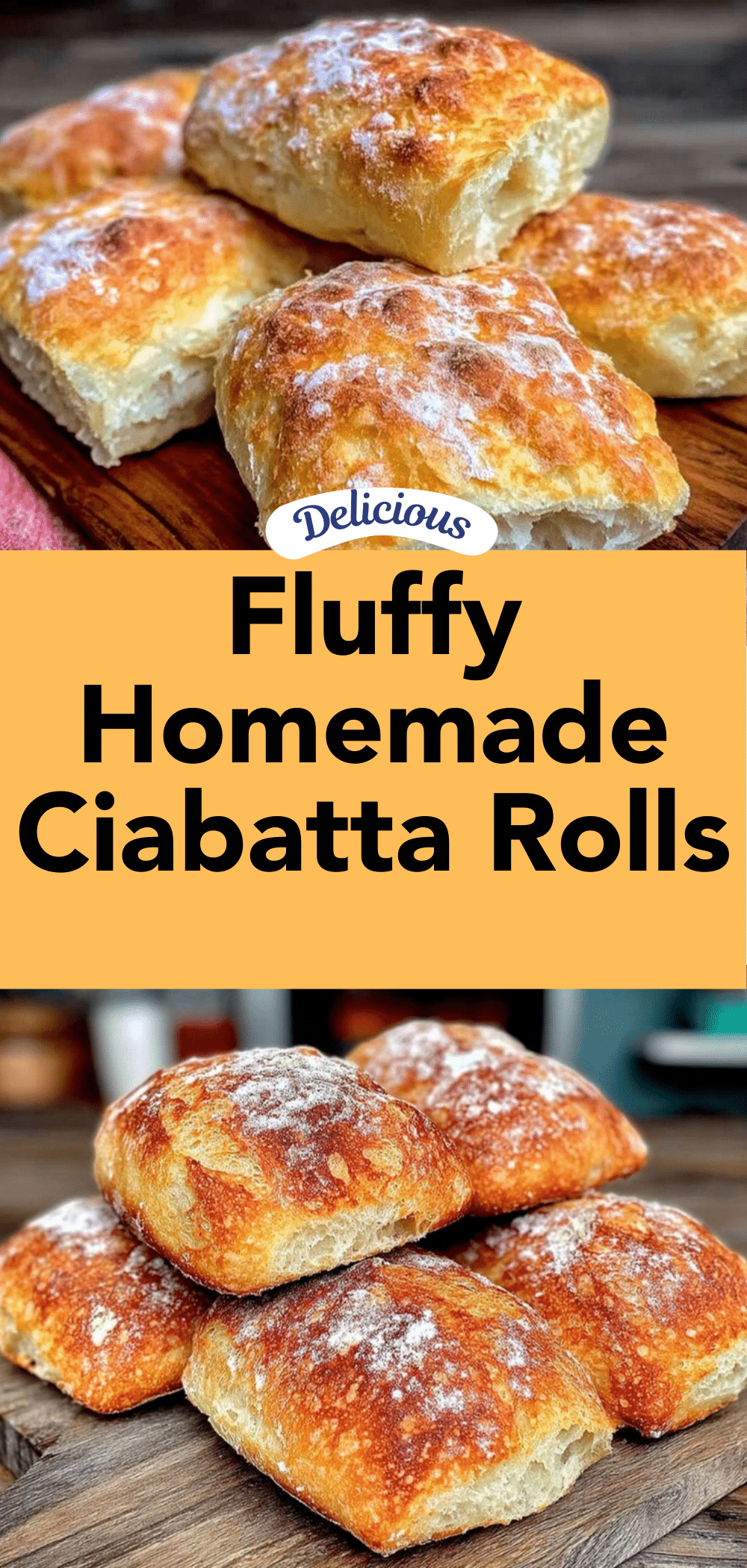 fluffy homemade ciabatta rolls recipe