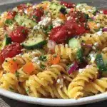 fresh flavorful pasta salad recipe - featured image