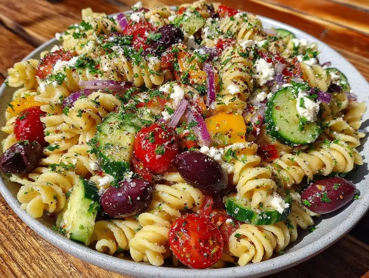 fresh flavorful pasta salad recipe preparation steps