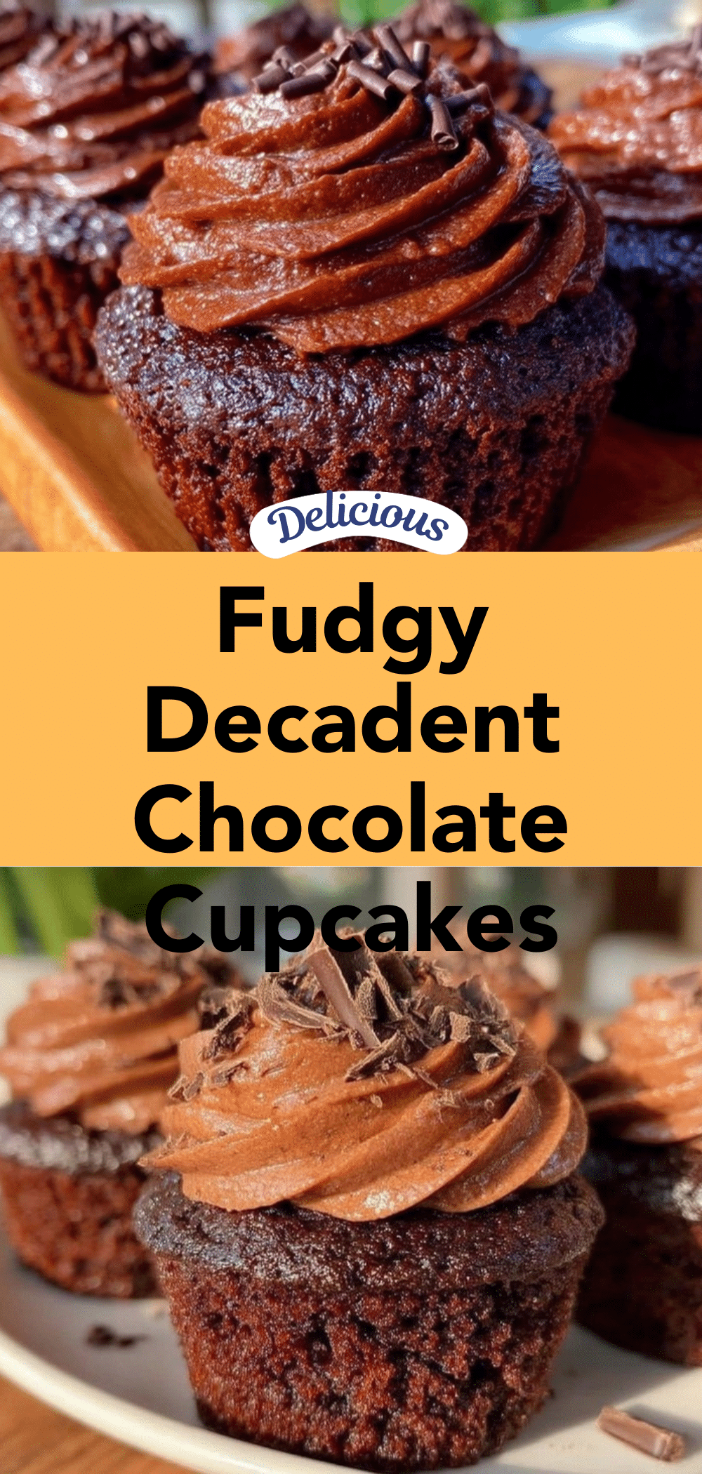 fudgy decadent chocolate cupcakes recipe