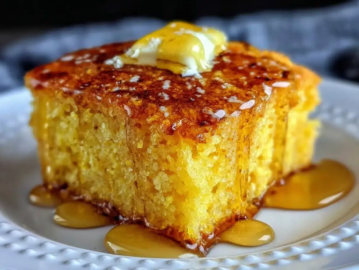 golden buttery cornbread preparation steps