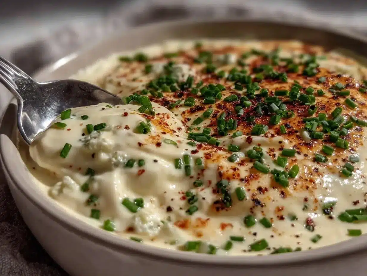 Gorgonzola cream sauce preparation steps