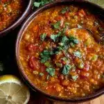 hearty cozy red lentil soup - featured image