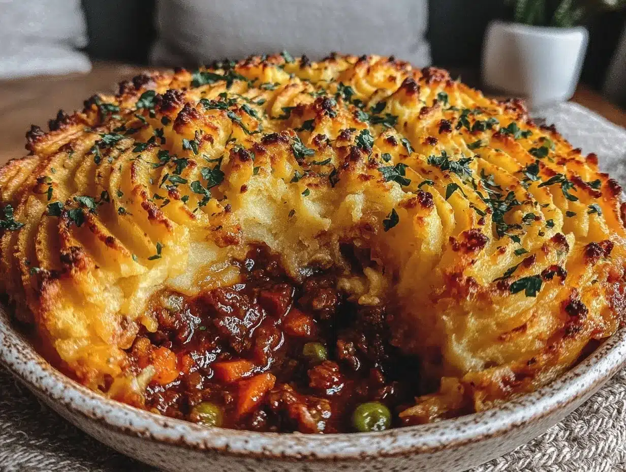 hearty vegan shepherd’s pie preparation steps