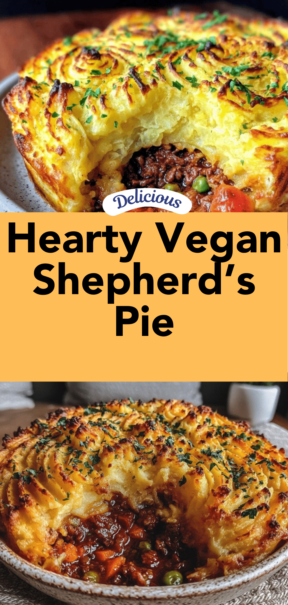 hearty vegan shepherd’s pie recipe
