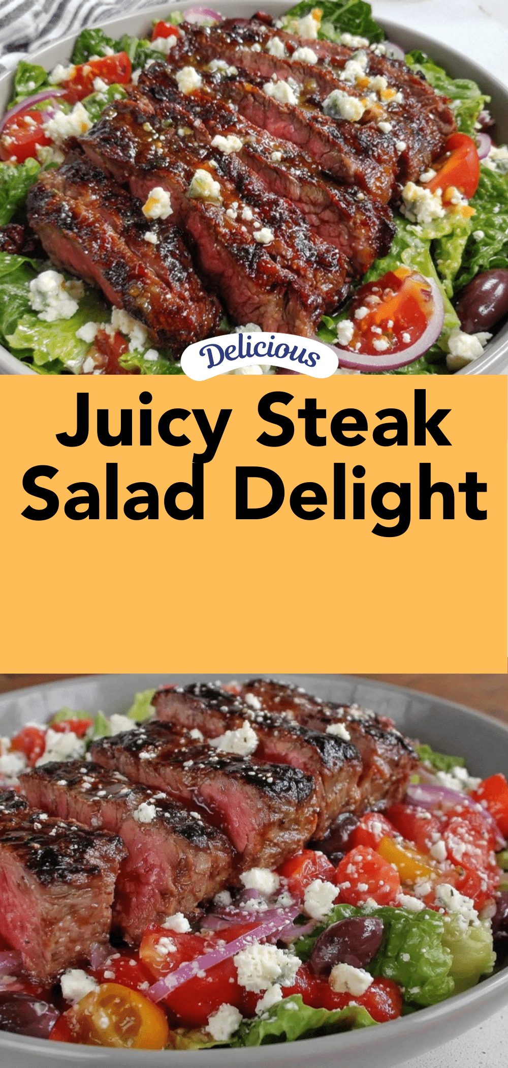 juicy steak salad delight recipe