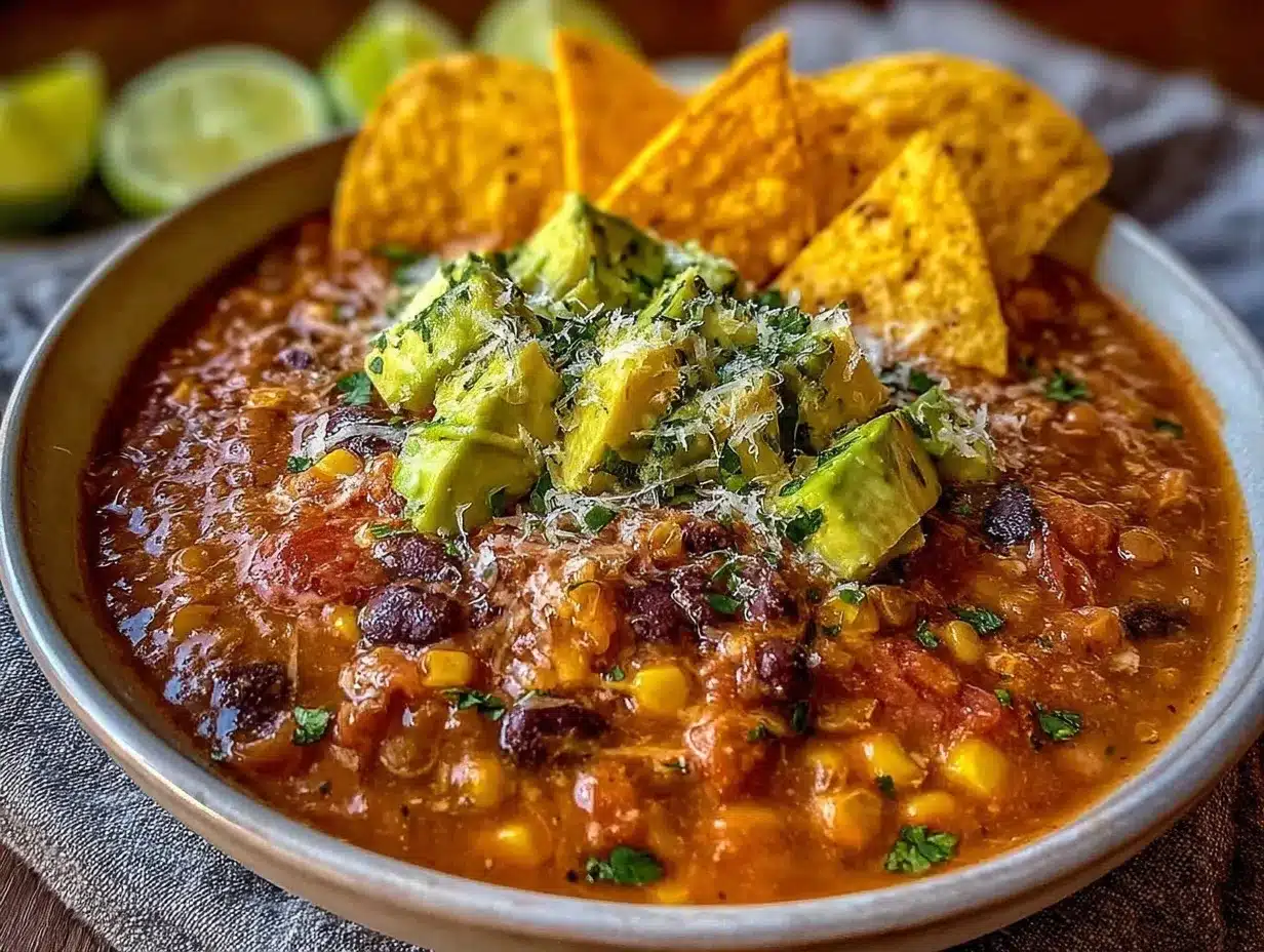 lentil tortilla soup preparation steps