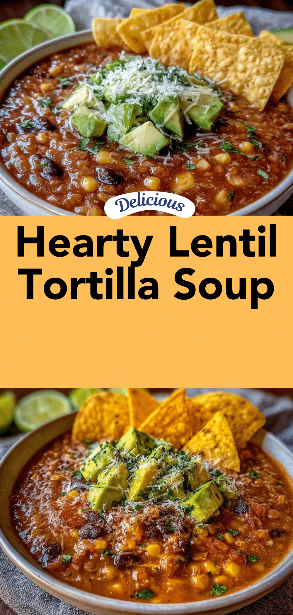 lentil tortilla soup recipe