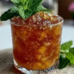 mint julep punch - featured image