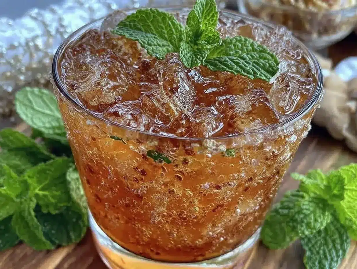 mint julep punch preparation steps