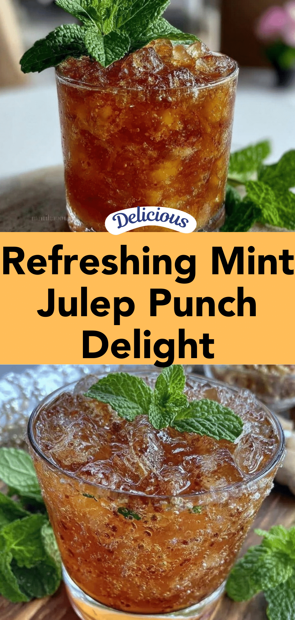 mint julep punch recipe
