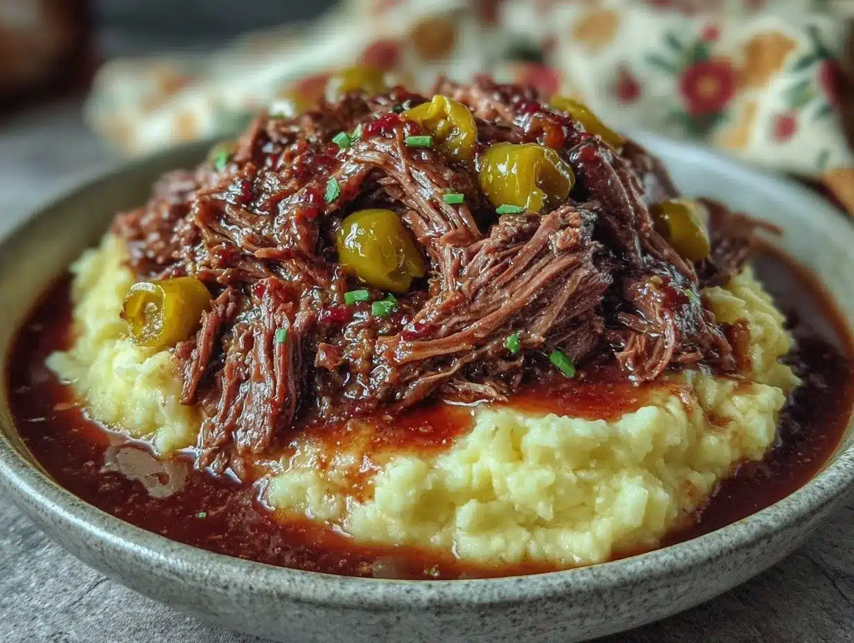 Mississippi pot roast preparation steps