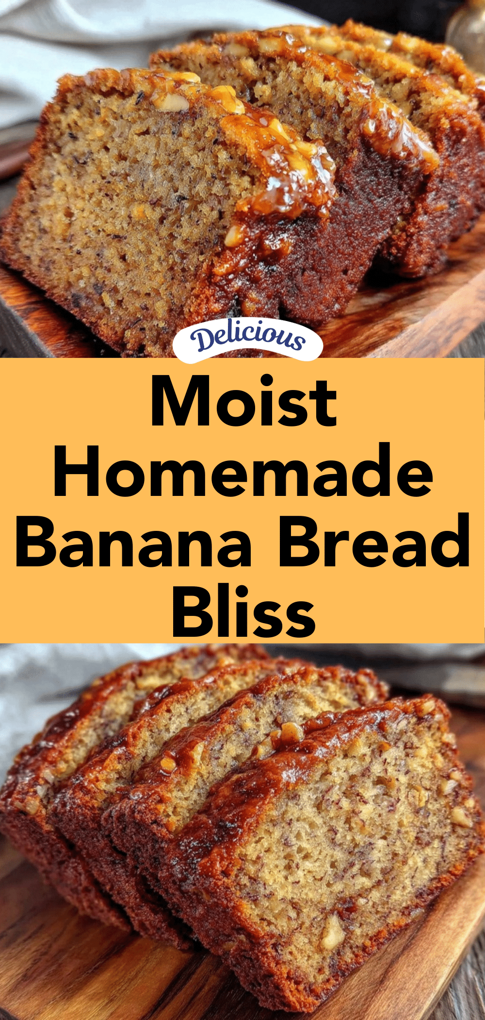 moist homemade banana bread bliss recipe