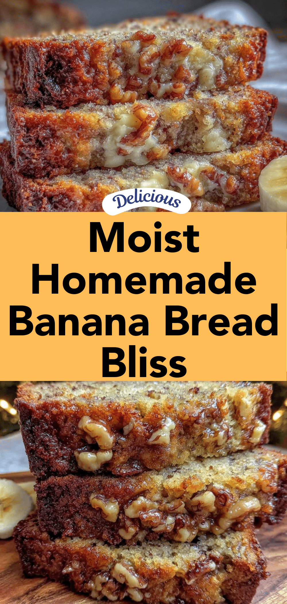 moist homemade banana bread recipe