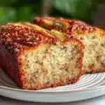 moist homemade banana cake - featured image