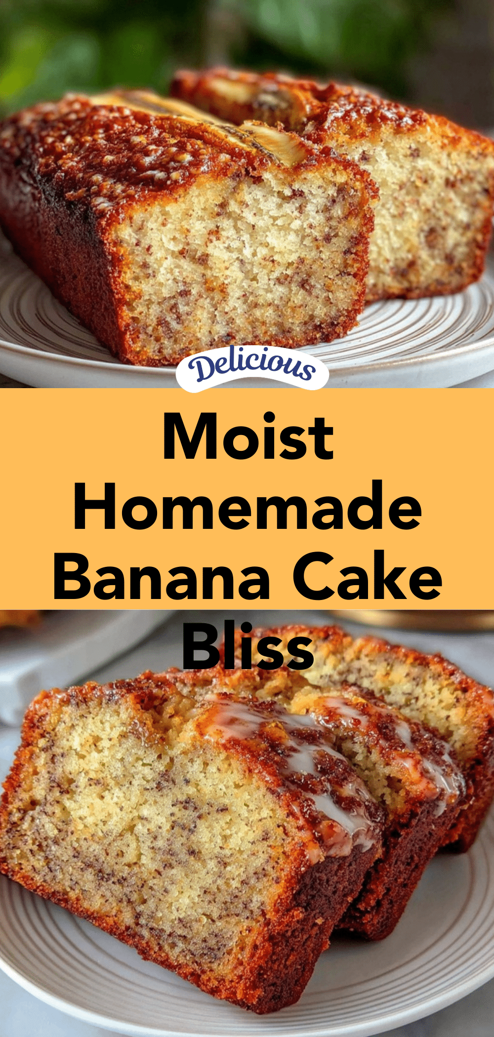 moist homemade banana cake recipe