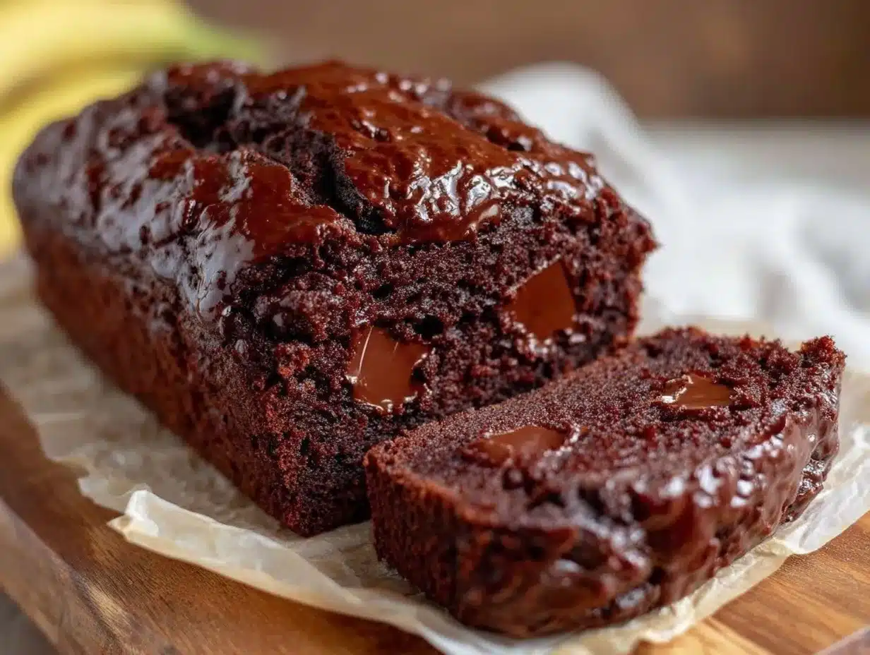 moist tigernut chocolate banana bread preparation steps