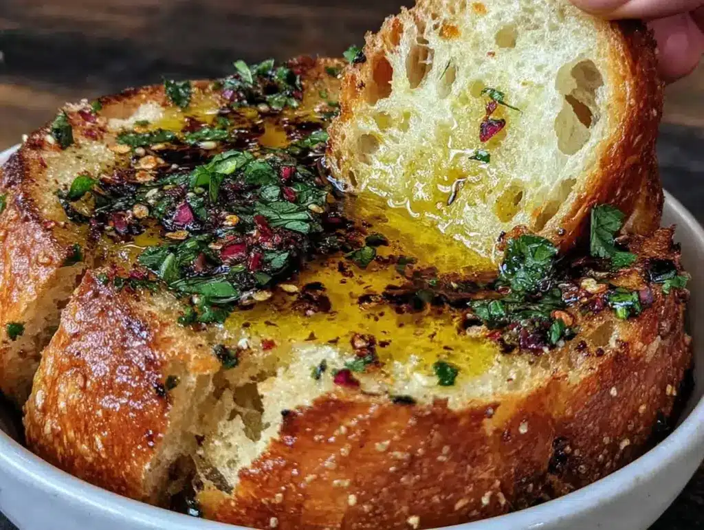 olive oil bread dip - featured image