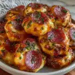 pepperoni pizza bites - featured image