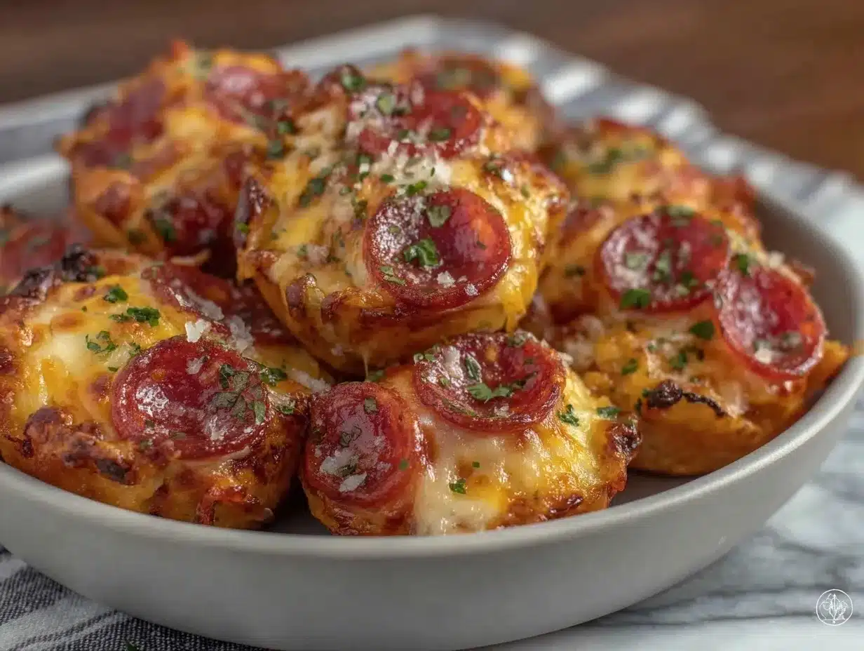 pepperoni pizza bites preparation steps