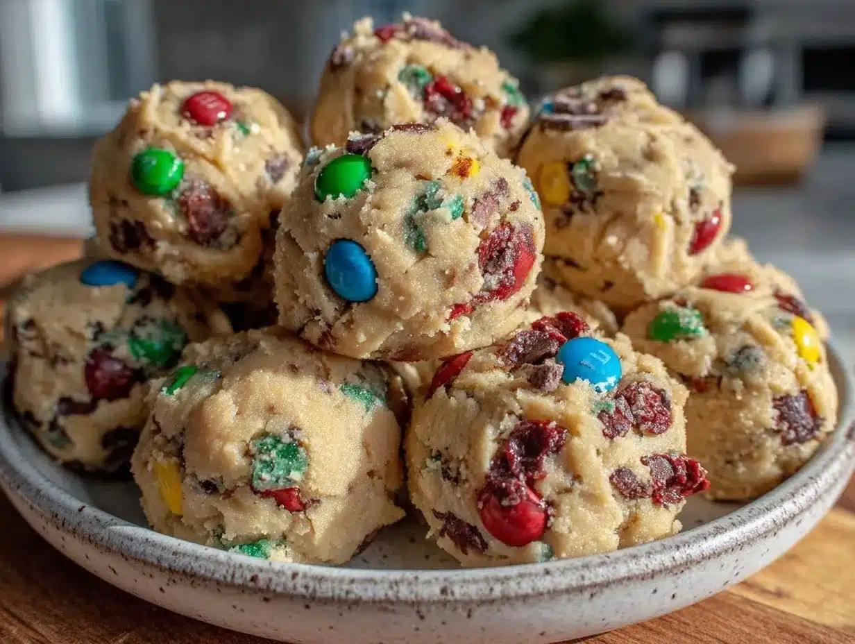 protein cookie dough bites preparation steps