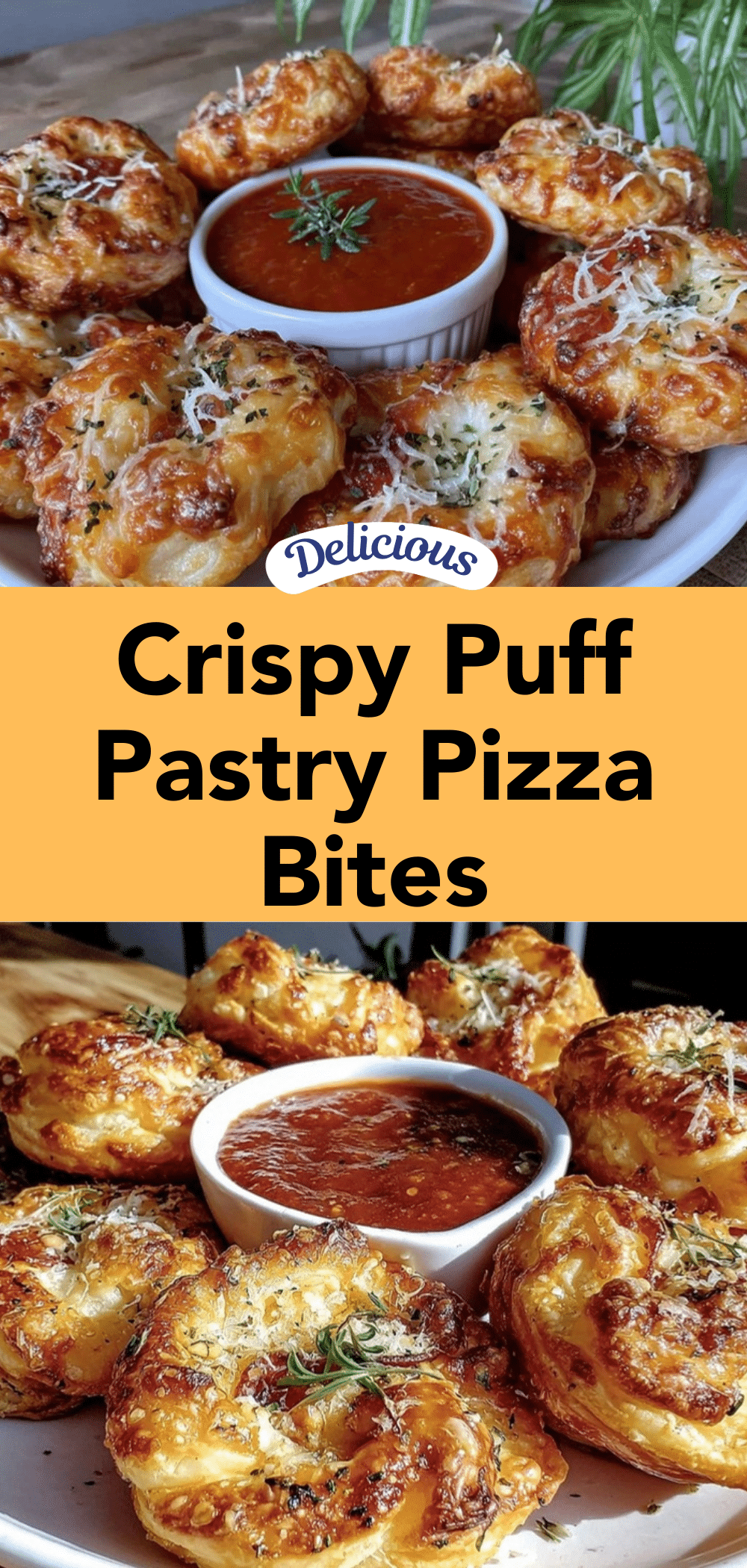 puff pastry pizza bites recipe