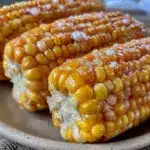 quick juicy microwave corn on the cob - featured image