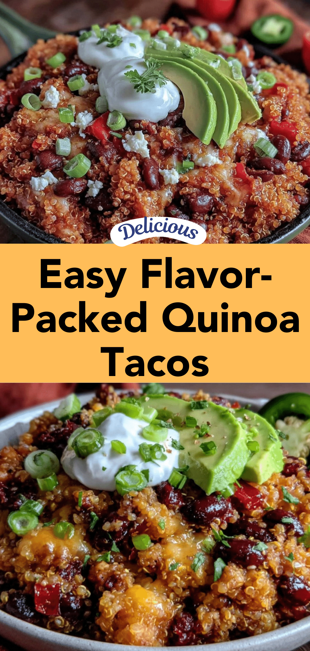 quinoa black bean taco skillet recipe