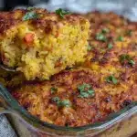 red lentil and rice casserole - featured image