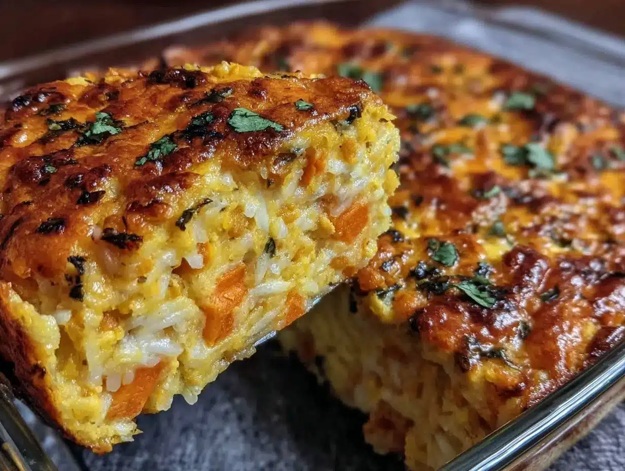 red lentil and rice casserole preparation steps