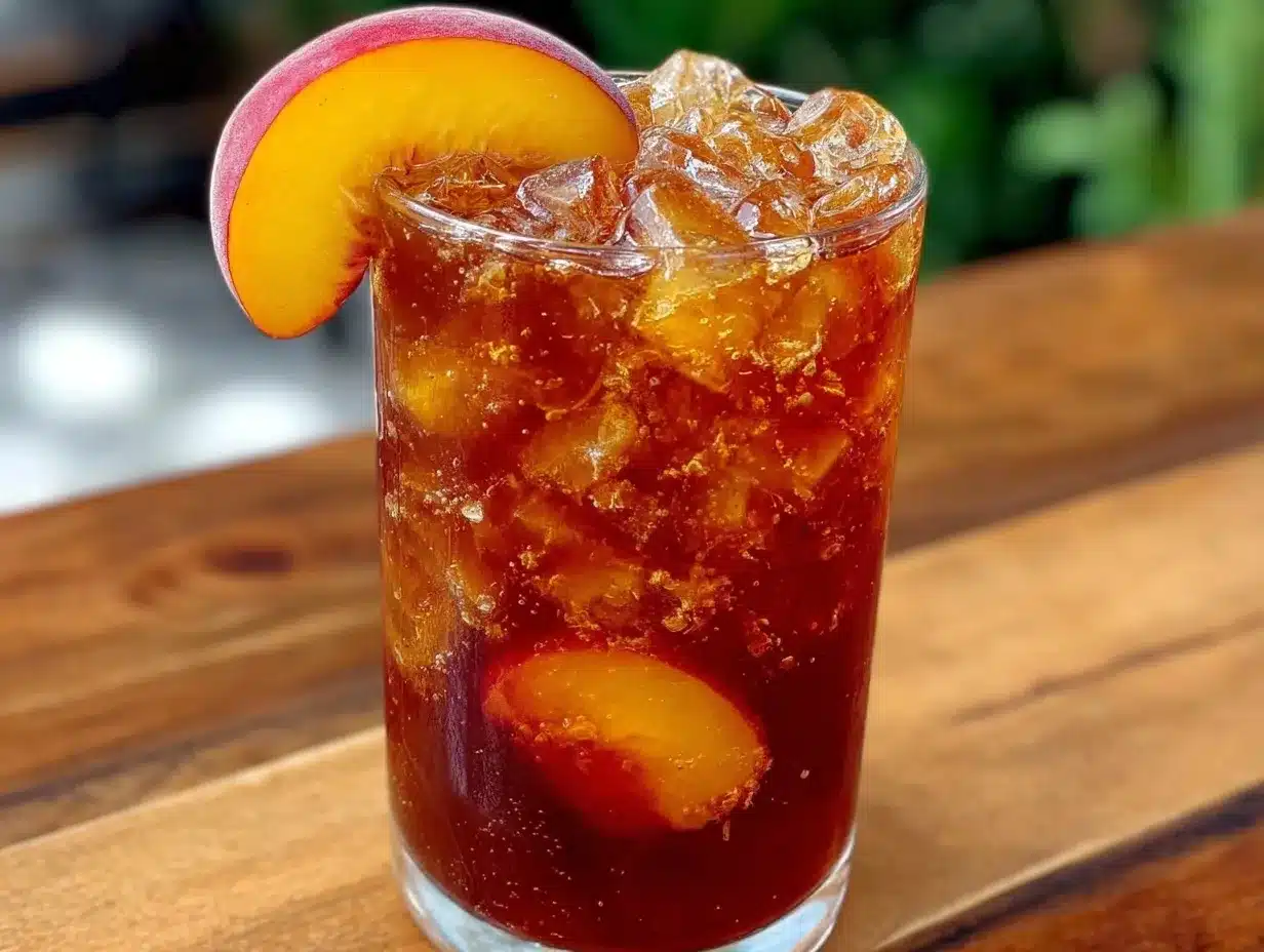 refreshing peach tea recipe preparation steps