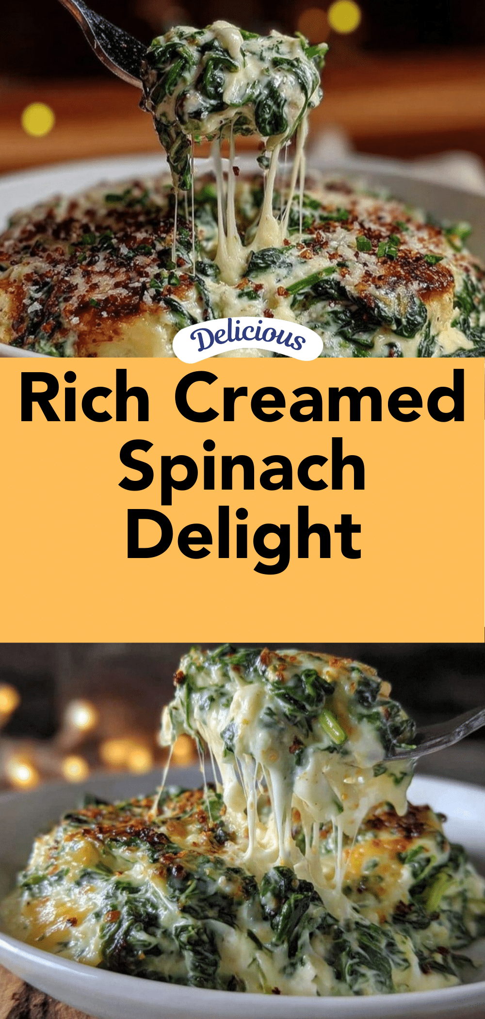 rich creamed spinach recipe