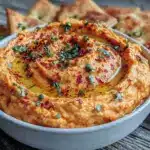 roasted sweet potato hummus - featured image