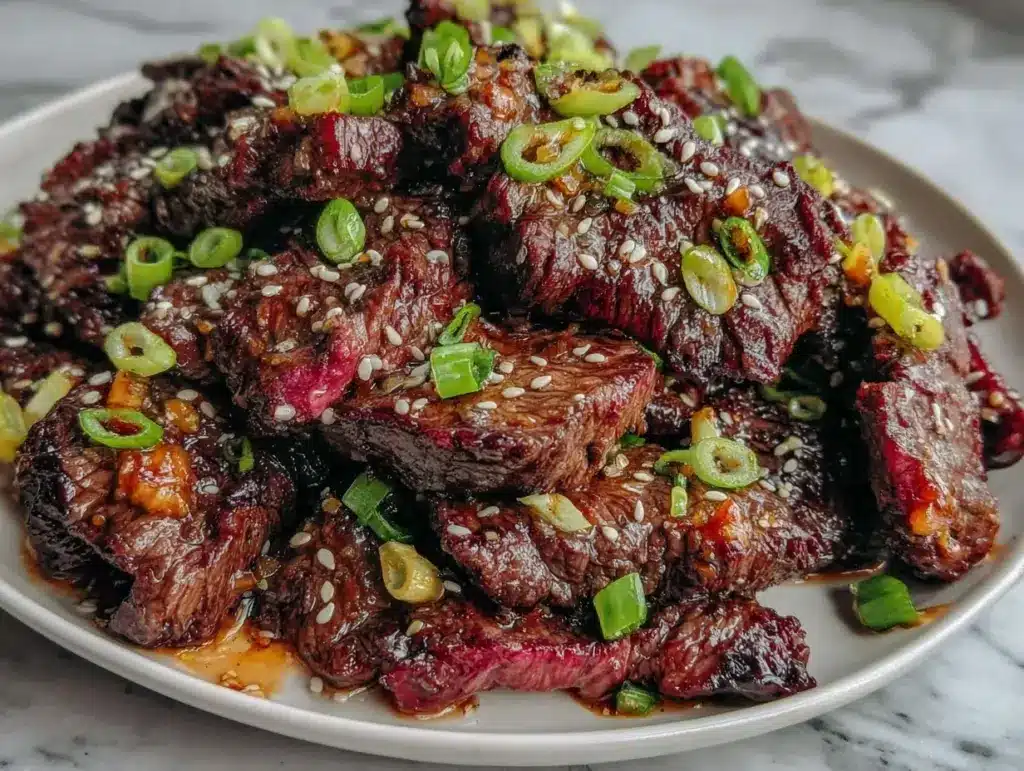savory sweet Korean beef bulgogi - featured image