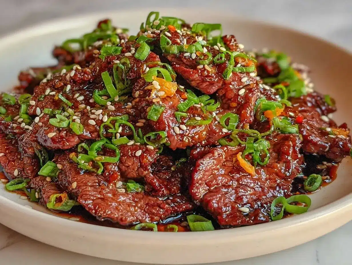 savory sweet Korean beef bulgogi preparation steps