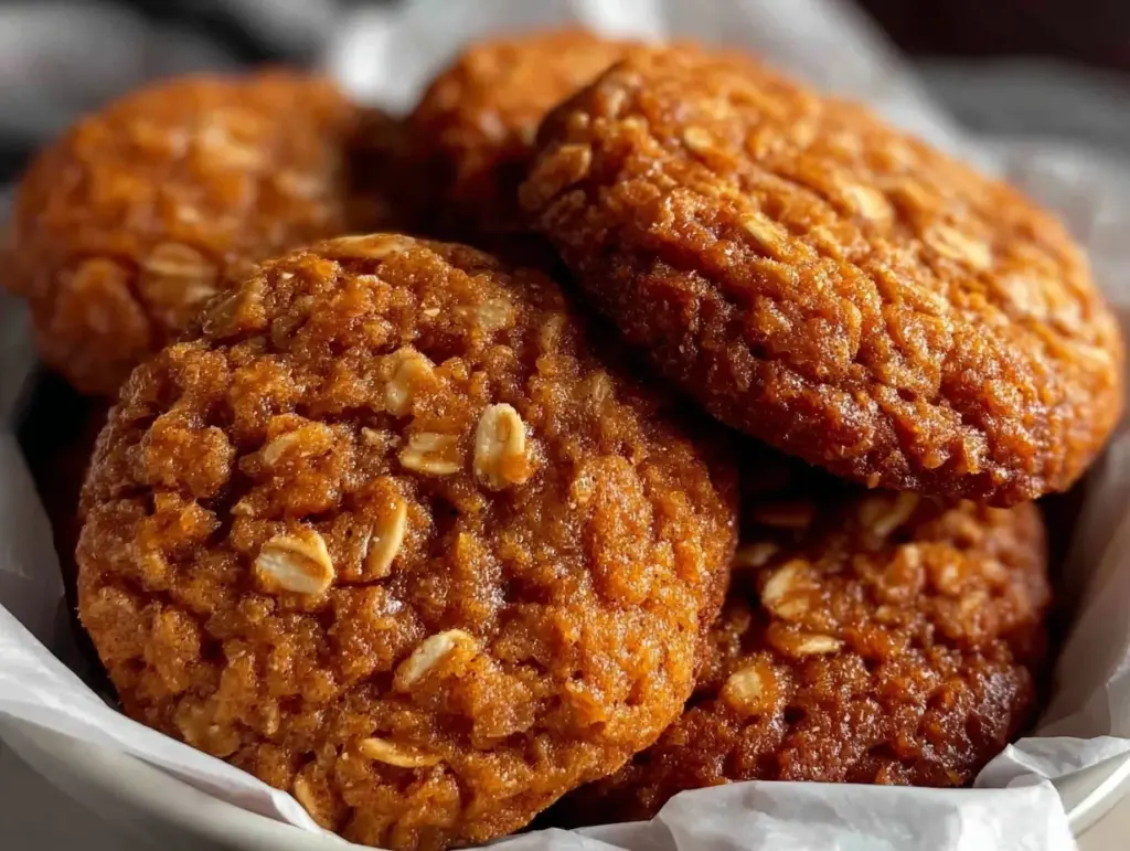 soft chewy applesauce oatmeal cookies - featured image