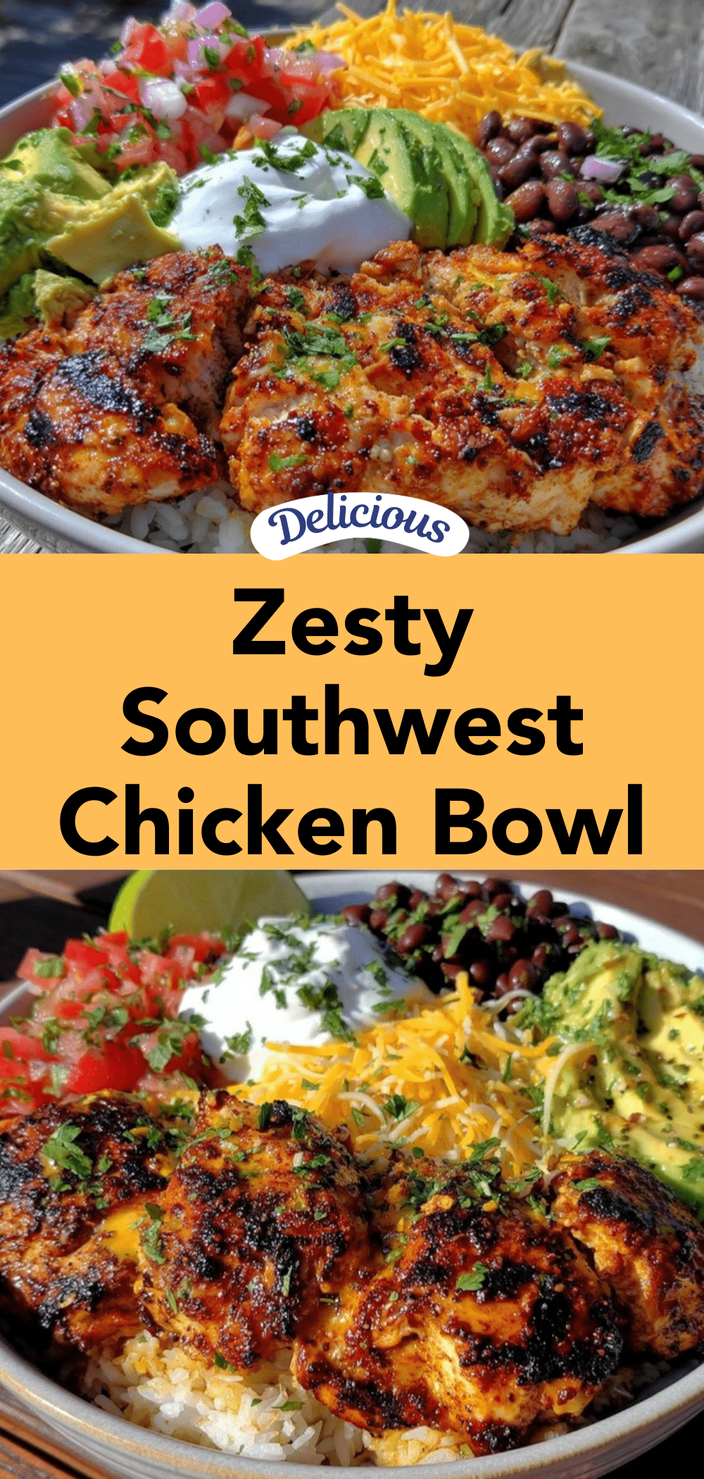 Southwest chicken bowl recipe