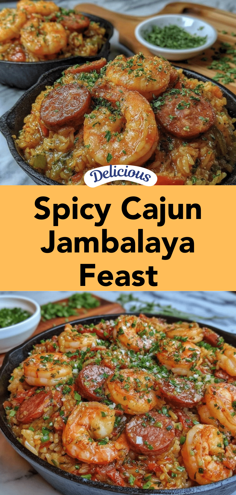 spicy Cajun jambalaya feast recipe
