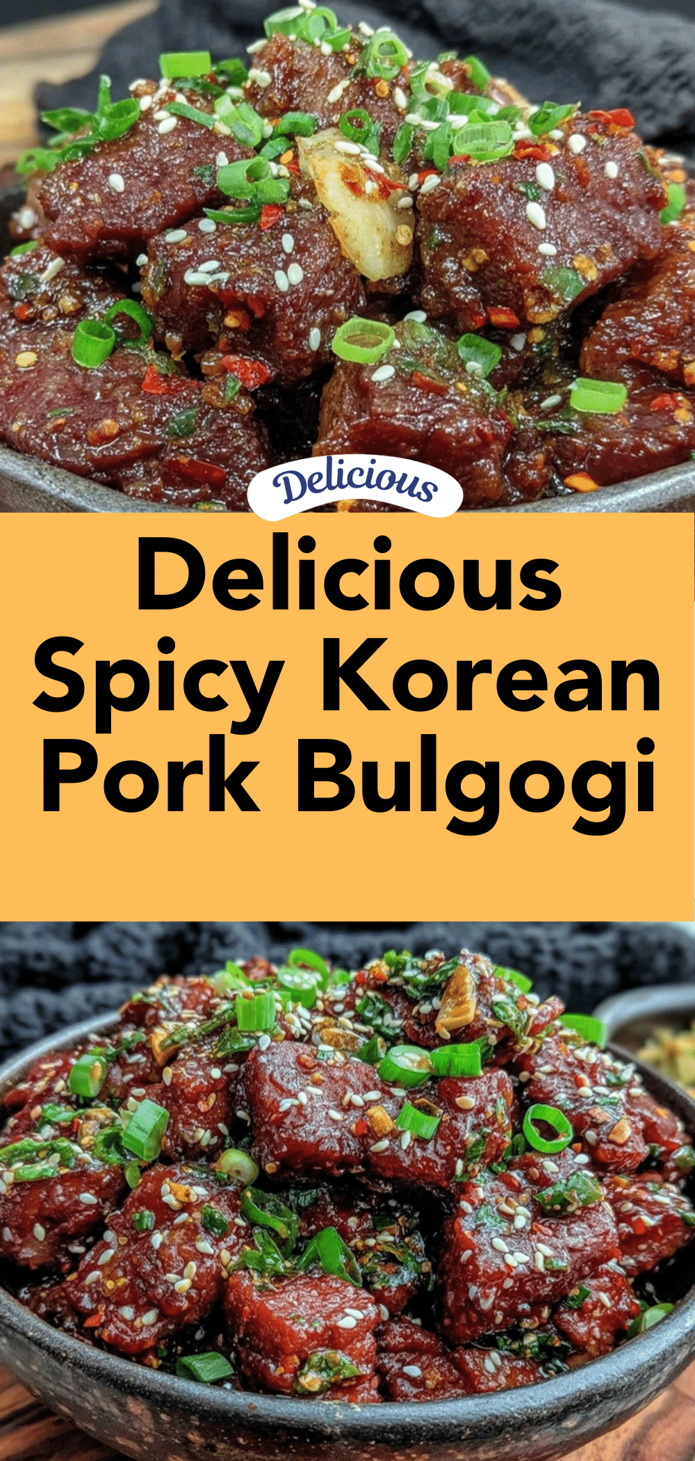 spicy Korean pork bulgogi recipe